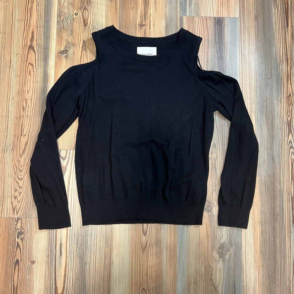 Lucky Brand Cold Shoulder Sweater